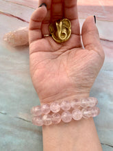 Load image into Gallery viewer, Rose Quartz Healing Crystals Bracelet