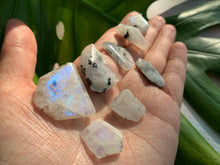 Load image into Gallery viewer, Raw Moonstone Healing Crystal Gold Filled Heart Necklace