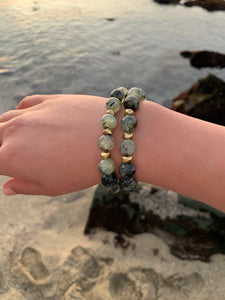 Prehnite Healing Crystal Beads Bracelet