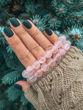 Load image into Gallery viewer, Rose Quartz Healing Crystals Bracelet
