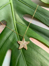 Load image into Gallery viewer, Mother of Pearl Starfish Pendant Necklace