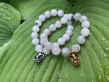 Load image into Gallery viewer, Remover of Obstacles Ganesh Moonstone Gemstone Bracelet