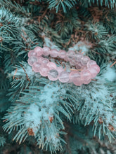 Load image into Gallery viewer, Rose Quartz Healing Crystals Bracelet