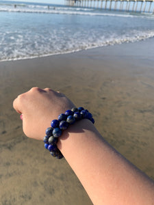 Lapis Lazuli Healing Crystal Beads Bracelet