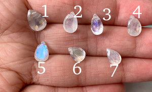 Grade AA Pear Shape Moonstone Healing Crystal Necklace