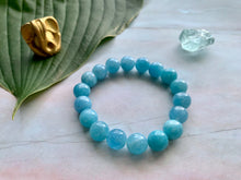Load image into Gallery viewer, Aquamarine Healing Crystal Gemstone Bracelet