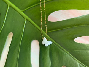 Amazonite Gemstone Butterfly Dainty Pendant Necklace