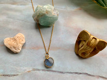 Load image into Gallery viewer, Dainty Labradorite Healing Crystal Gemstone Gold Filled Necklace